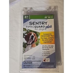 SENTRY PET CARE SENTRY Plus Dogs Flea and Tick Prevention for Dogs (23-44 Lbs)